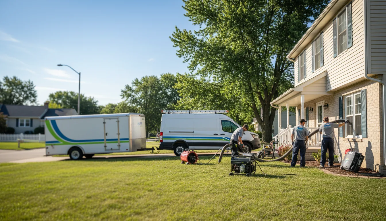 Flooded Basement Restoration And Cleanup With Repair in Coolville, OH near me